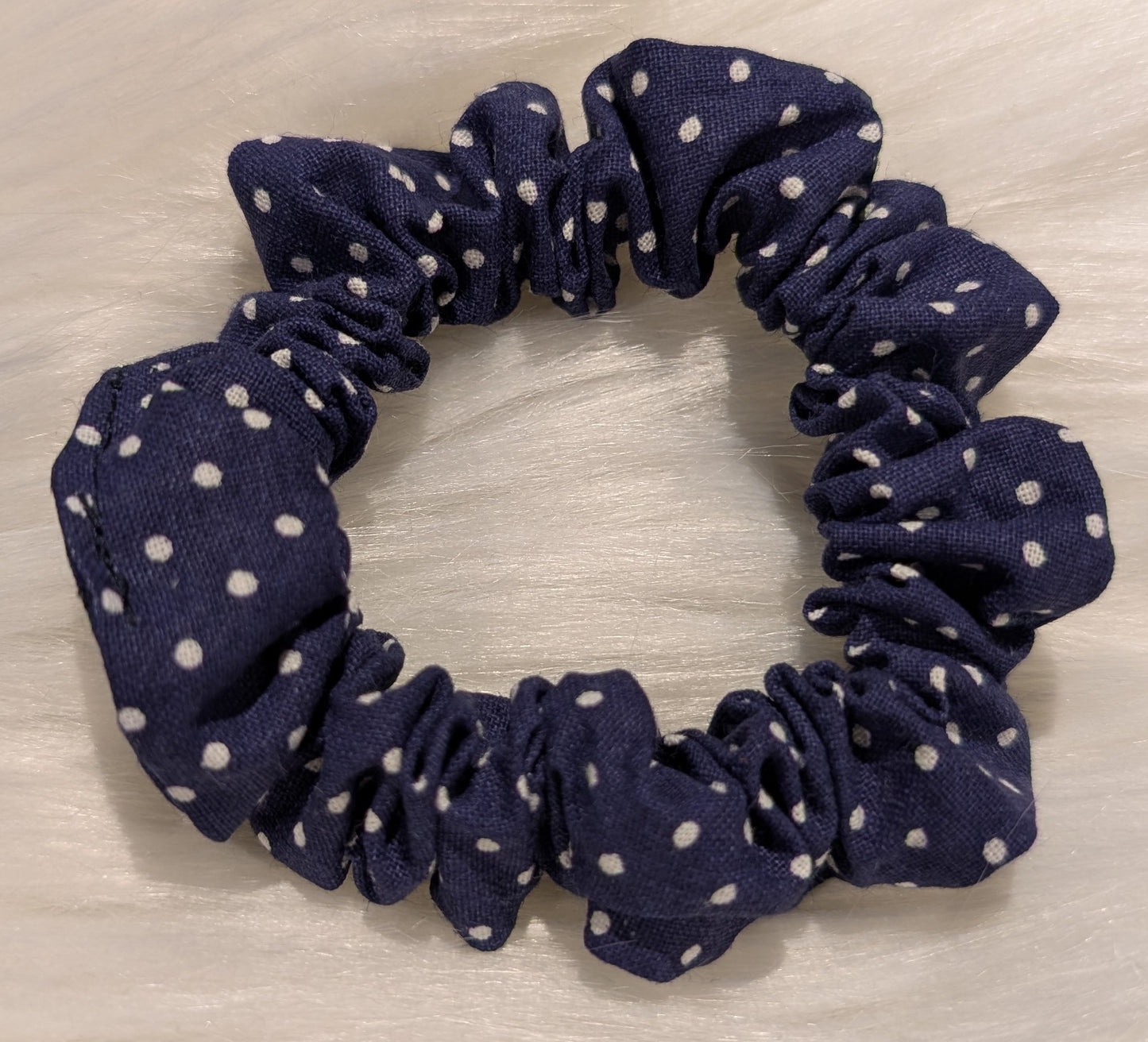 Chouchou - BLEU MARIN À PETITS POIS