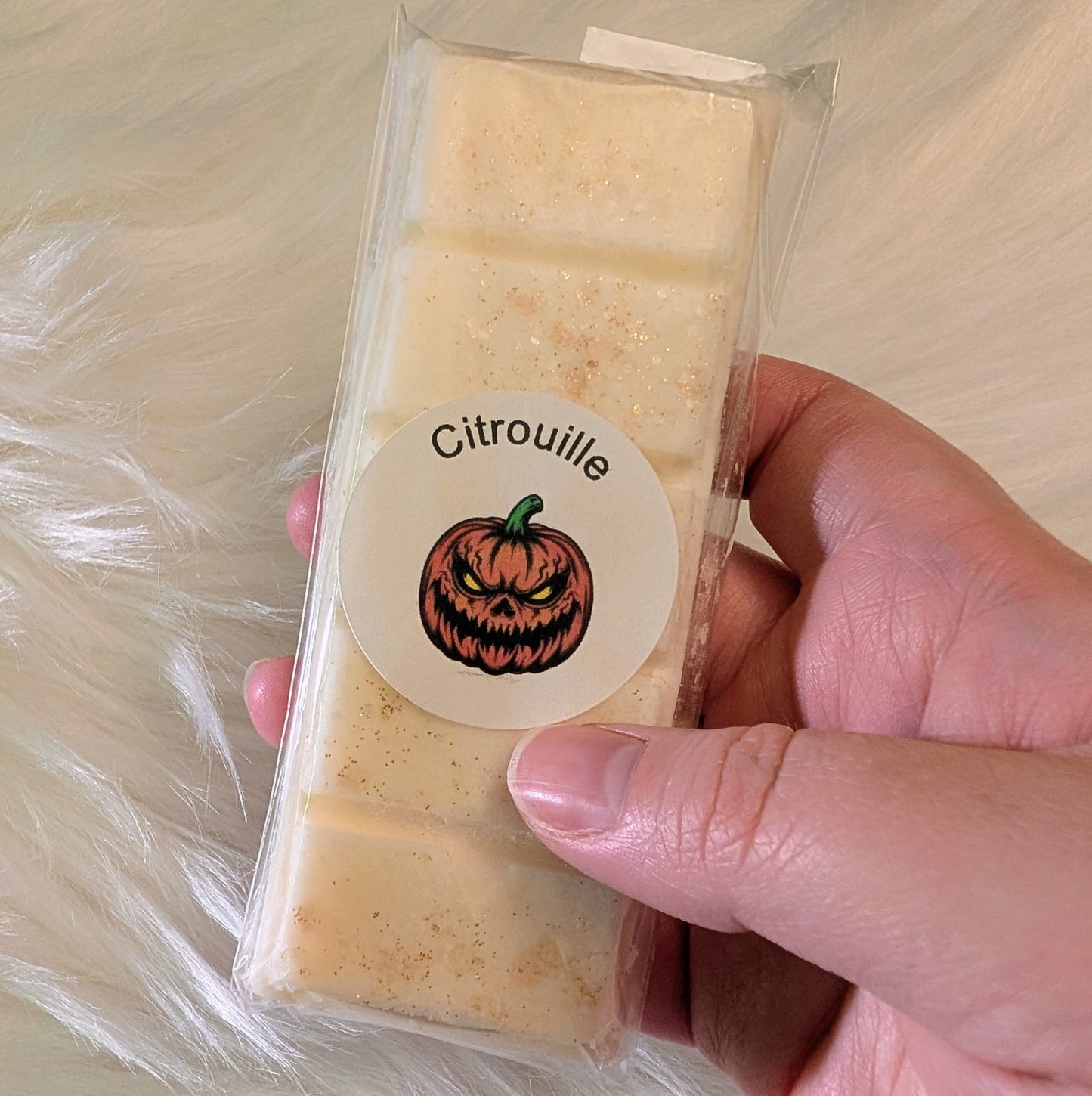 Fondant de cire - CITROUILLE
