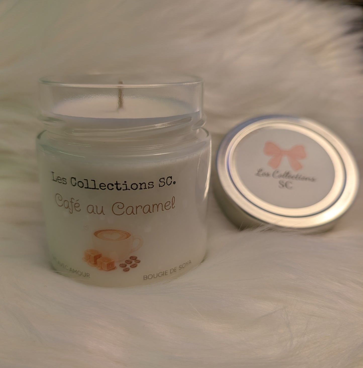 Bougie de soya - CAFÉ AU CARAMEL