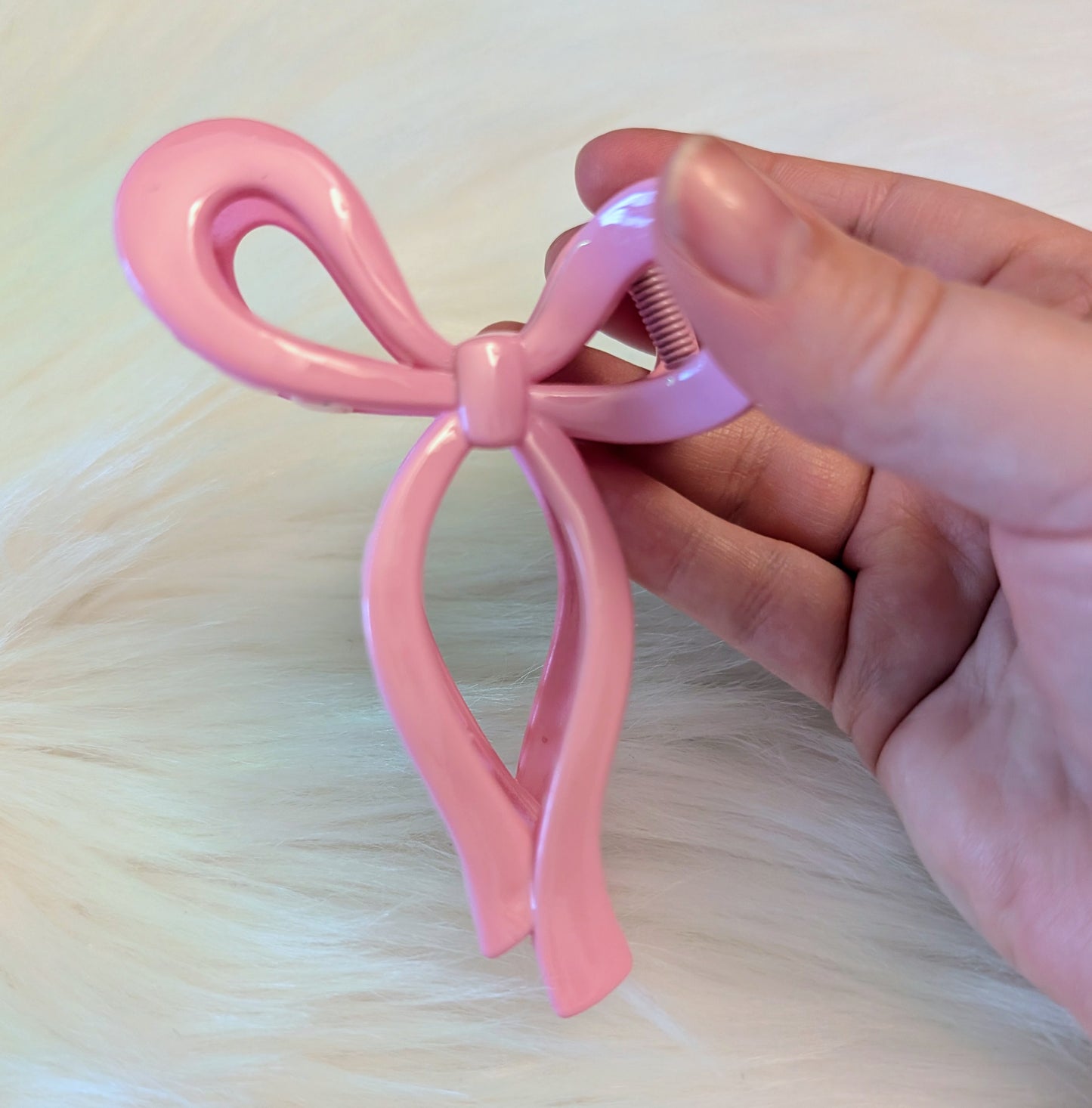 Pince à cheveux - BOUCLE ROSE
