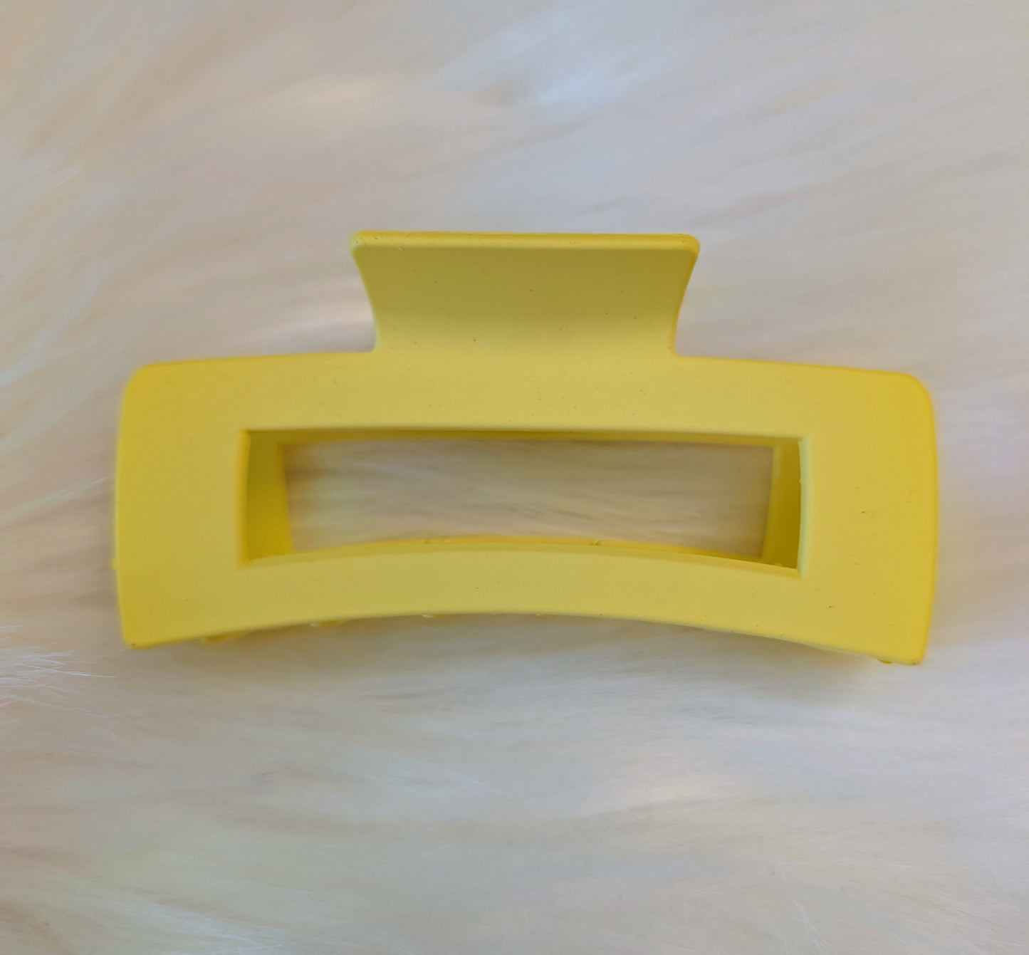 Pince à cheveux - JAUNE CITRON 🍋