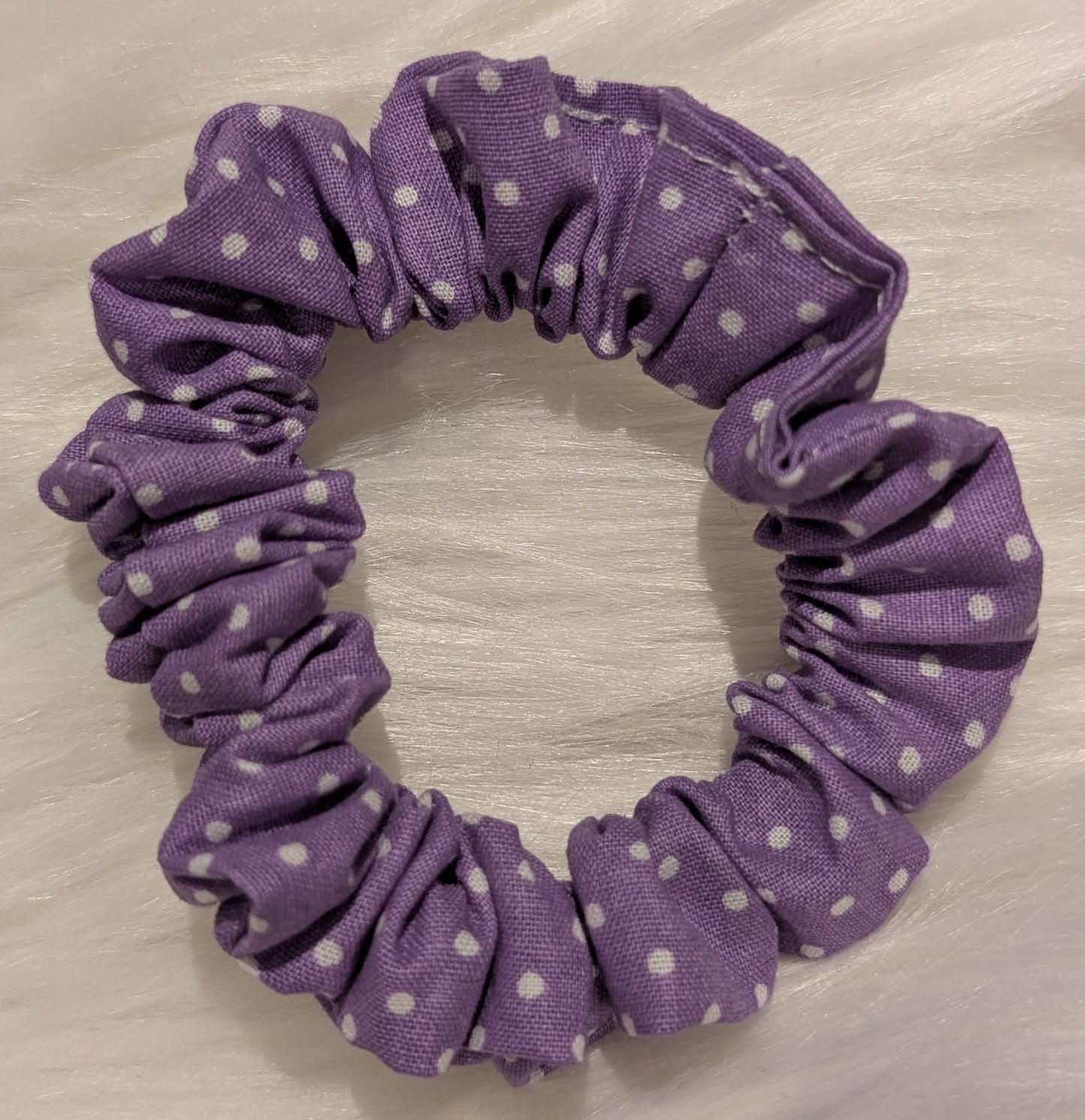 Chouchou - MAUVE À PETITS POIS