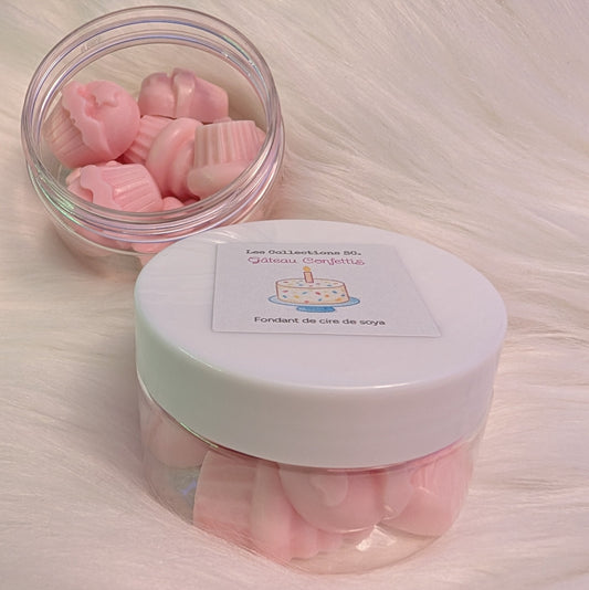 Fondant de cire - GÂTEAU CONFETTIS