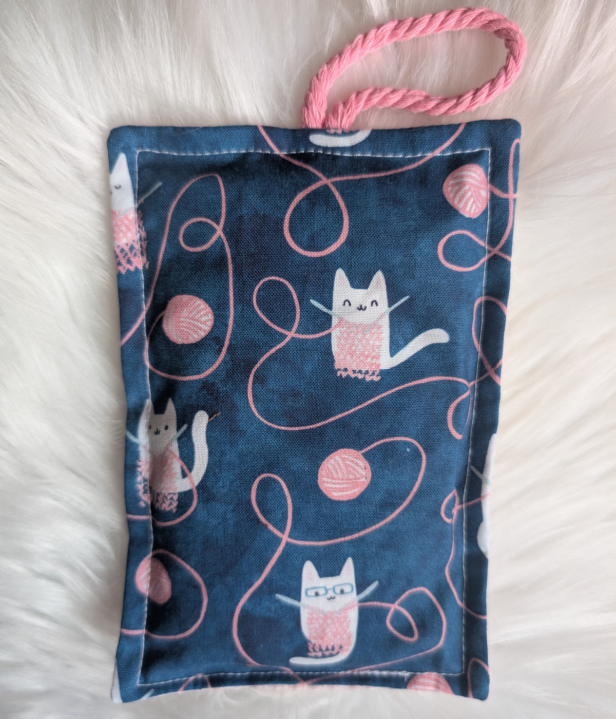 Éponge à vaisselle - CHAT QUI TRICOTE