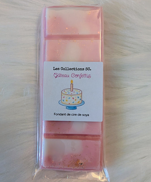 Fondant de cire - GÂTEAU CONFETTIS