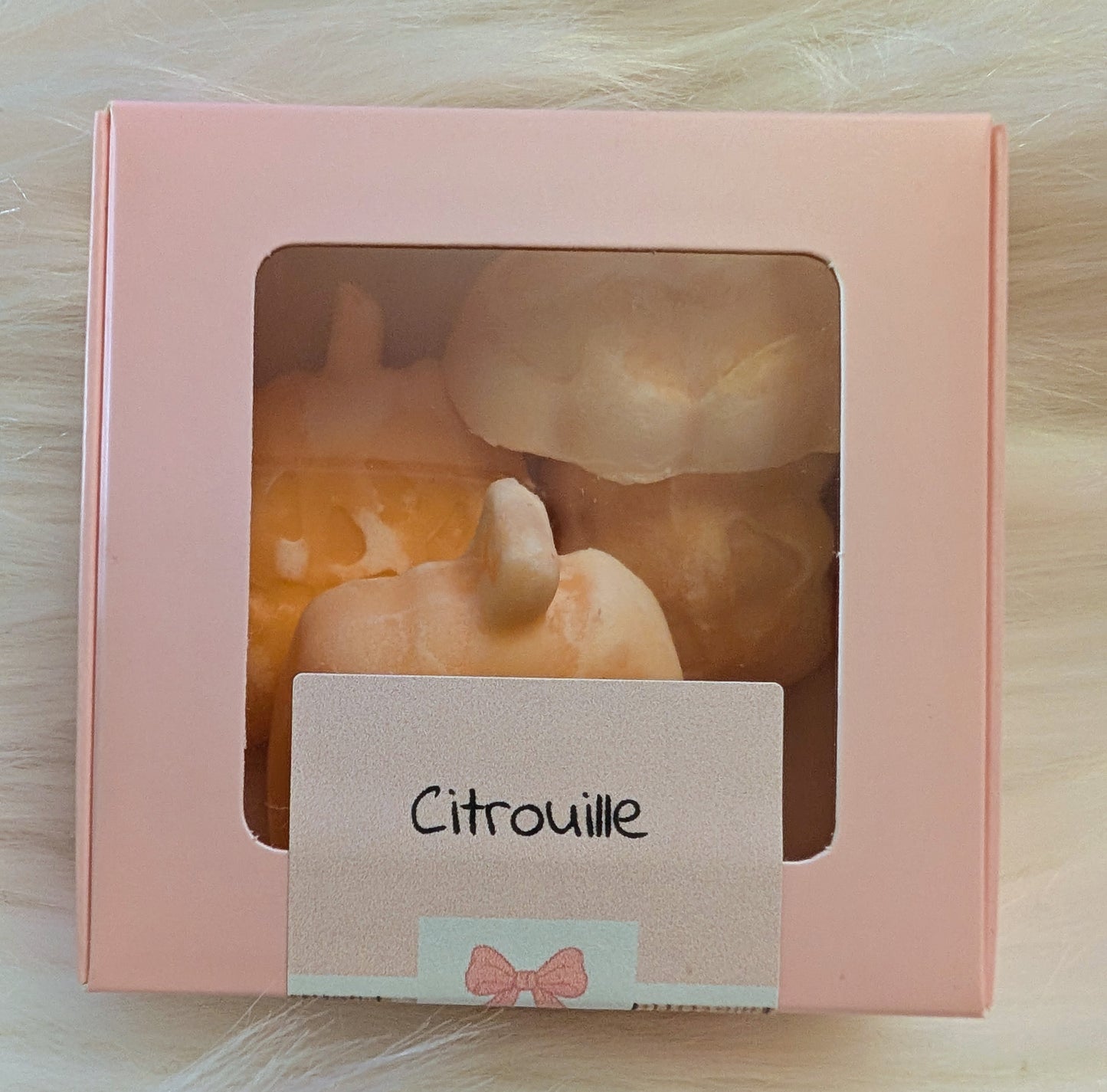 Fondant de cire - CITROUILLE