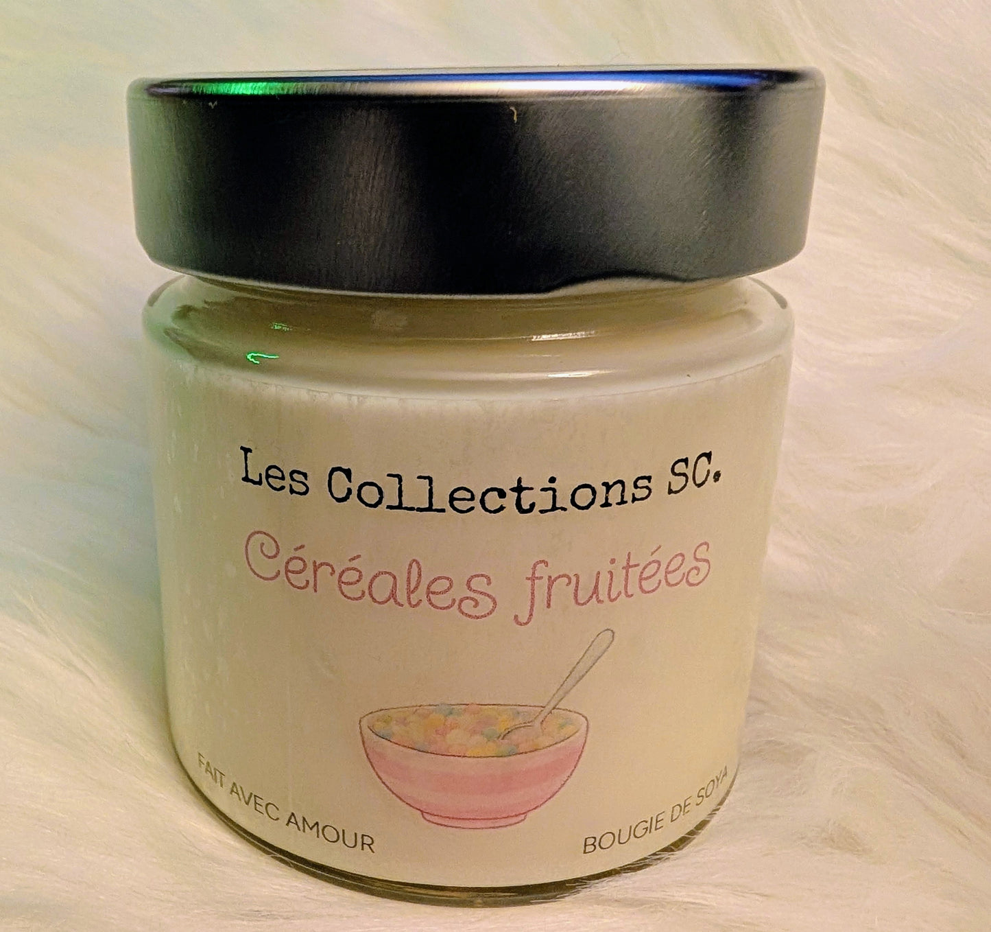 Bougie de soya - CÉRÉALES FRUITÉES