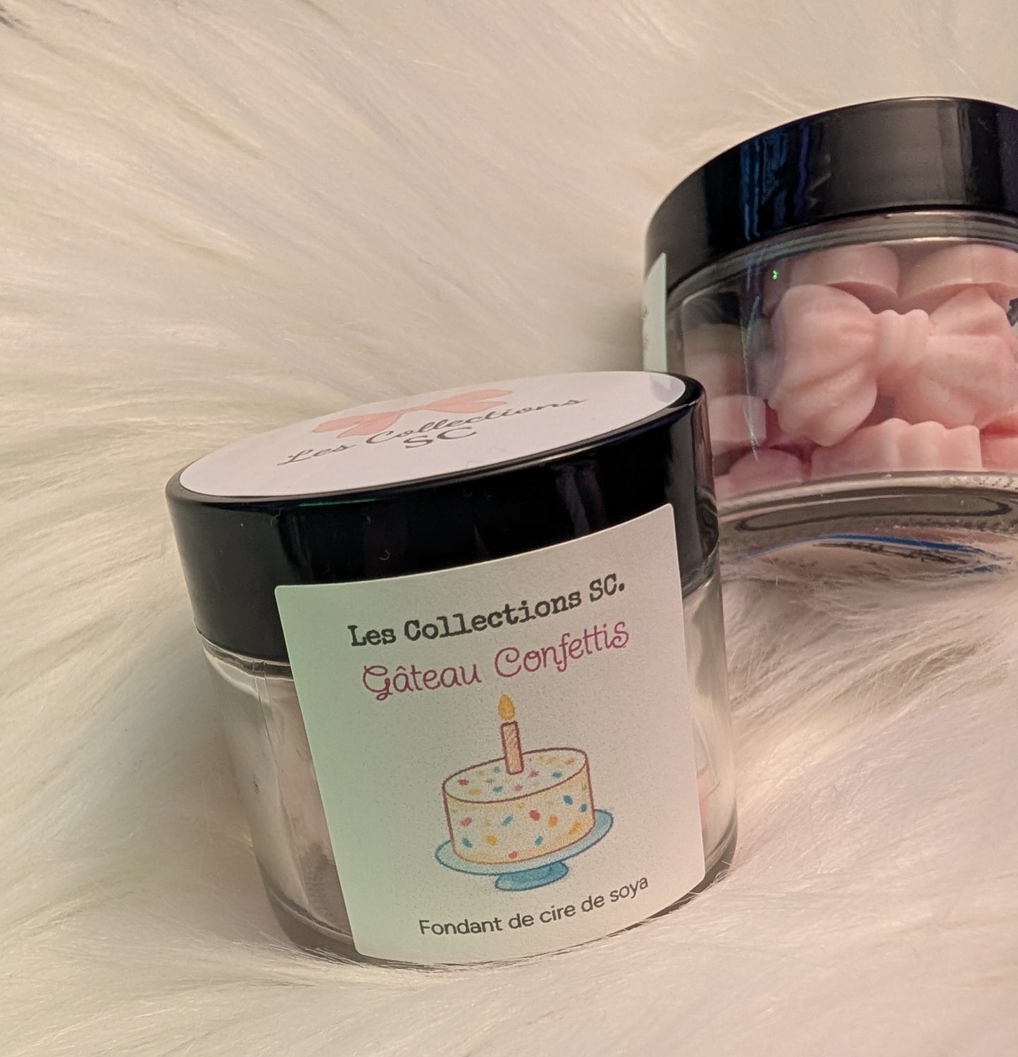 Fondant de cire - GÂTEAU CONFETTIS