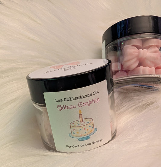 Fondant de cire - GÂTEAU CONFETTIS