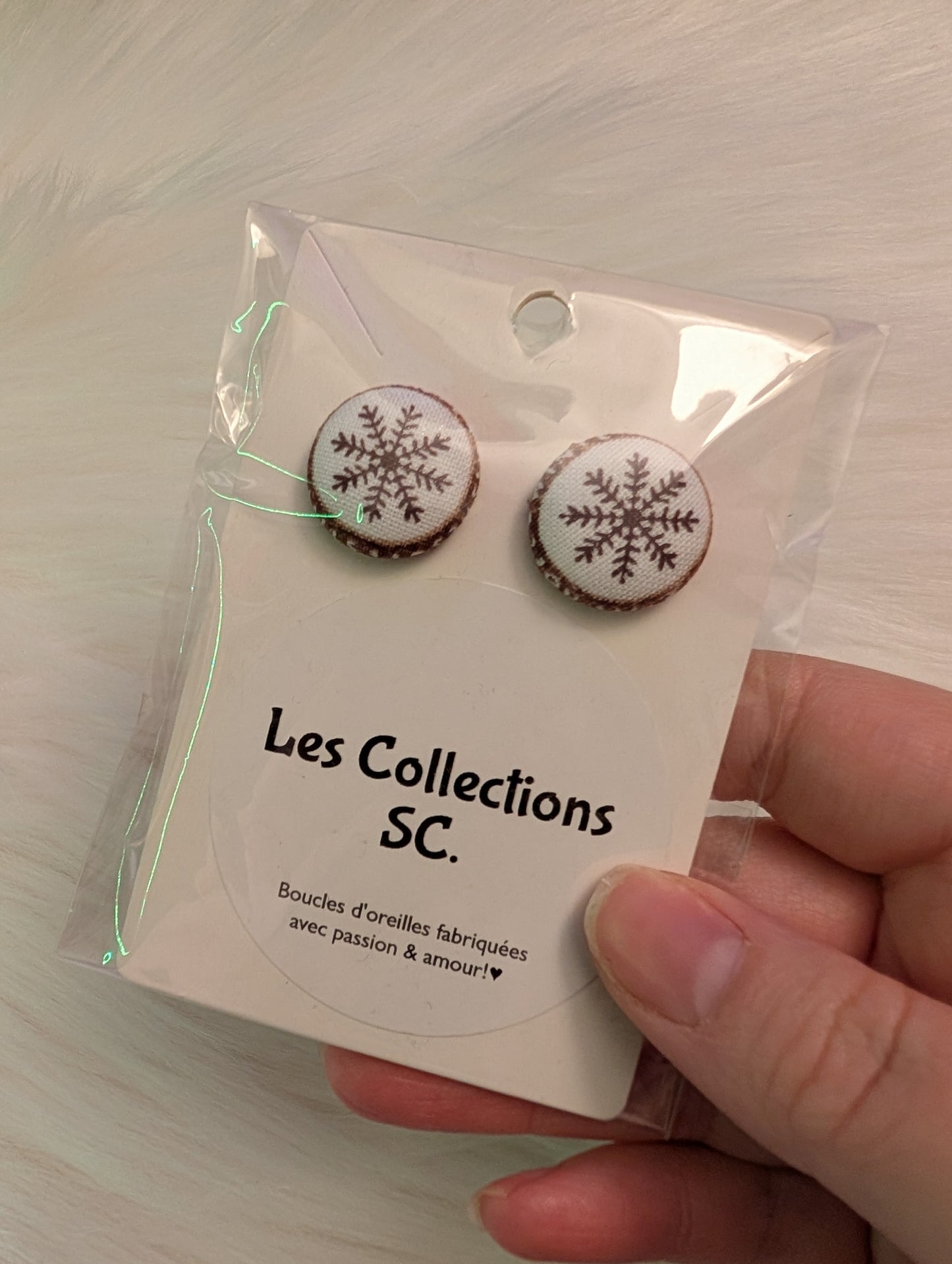 Boucles d'oreilles - FLOCONS