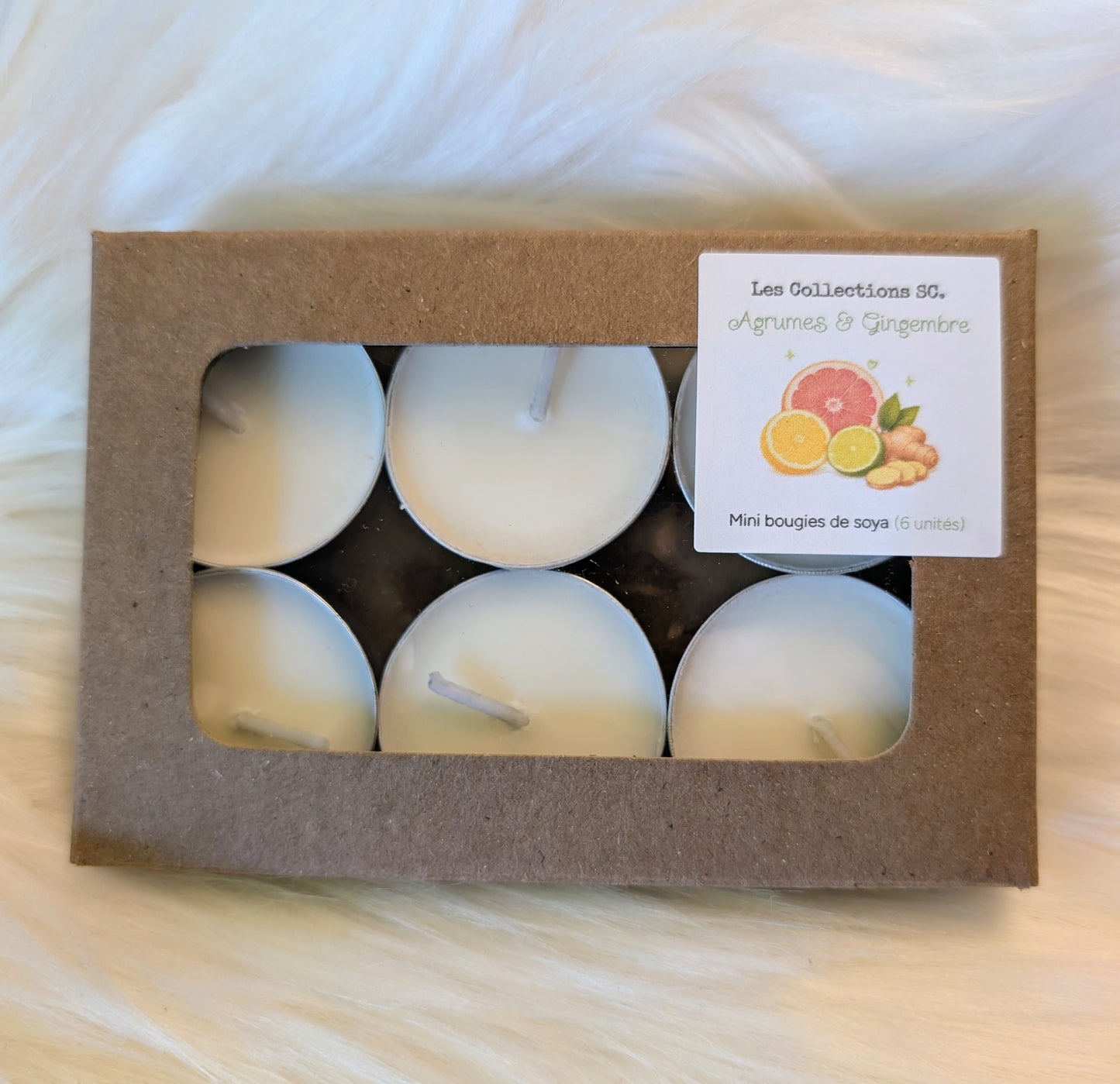 Mini bougies - AGRUMES & GINGEMBRE