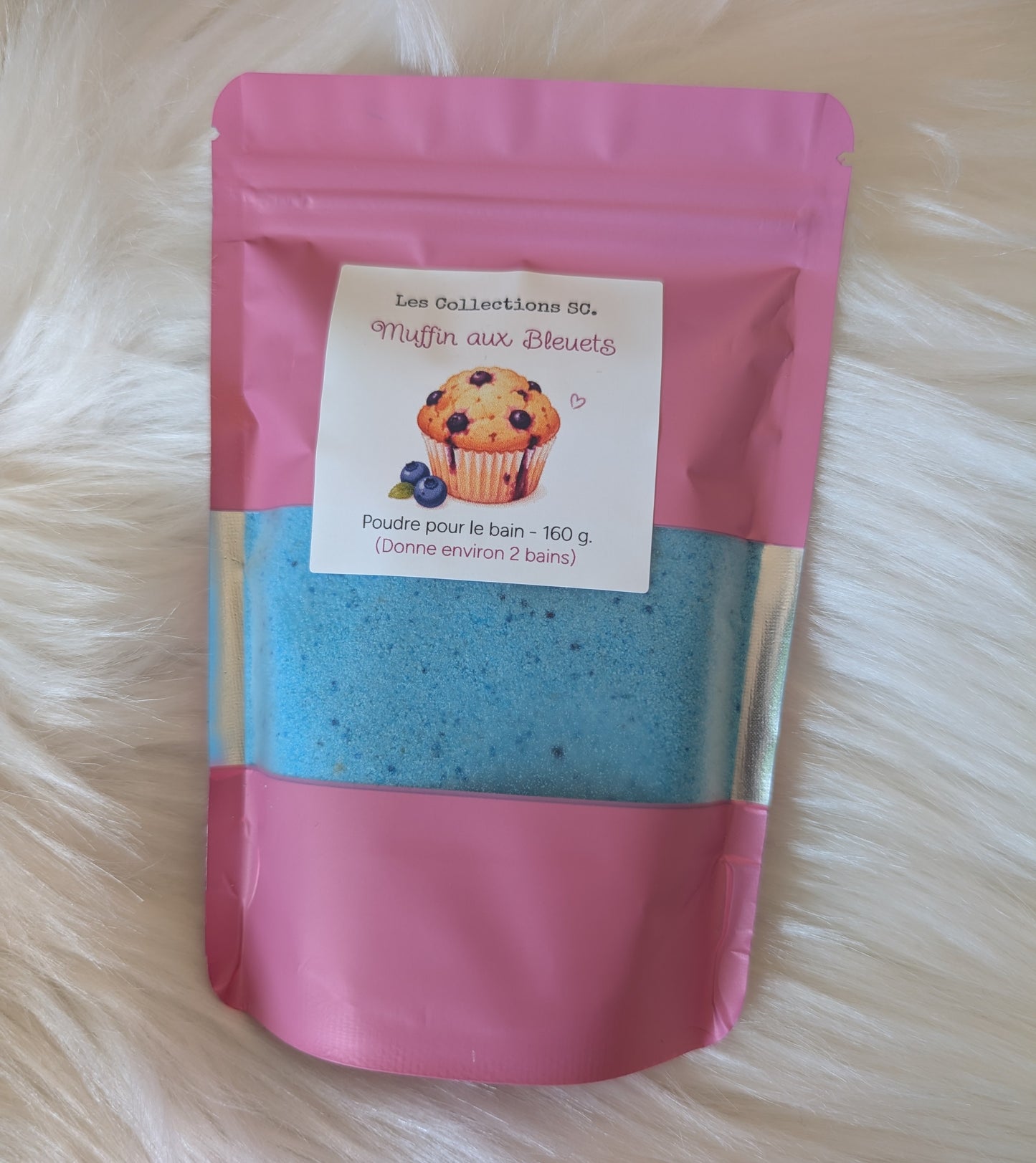 Poudre pour le bain - MUFFIN AUX BLEUETS