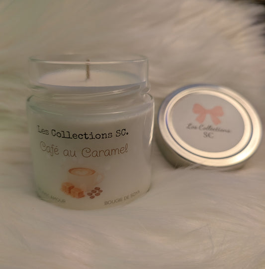 Bougie de soya - CAFÉ AU CARAMEL