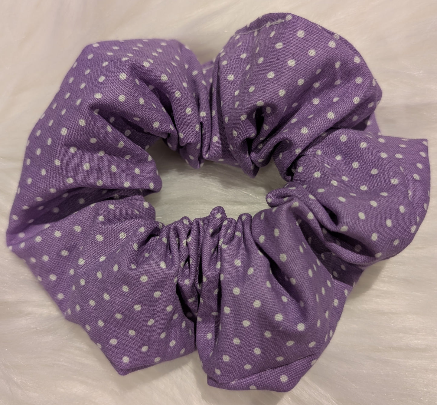 Chouchou - MAUVE À PETITS POIS