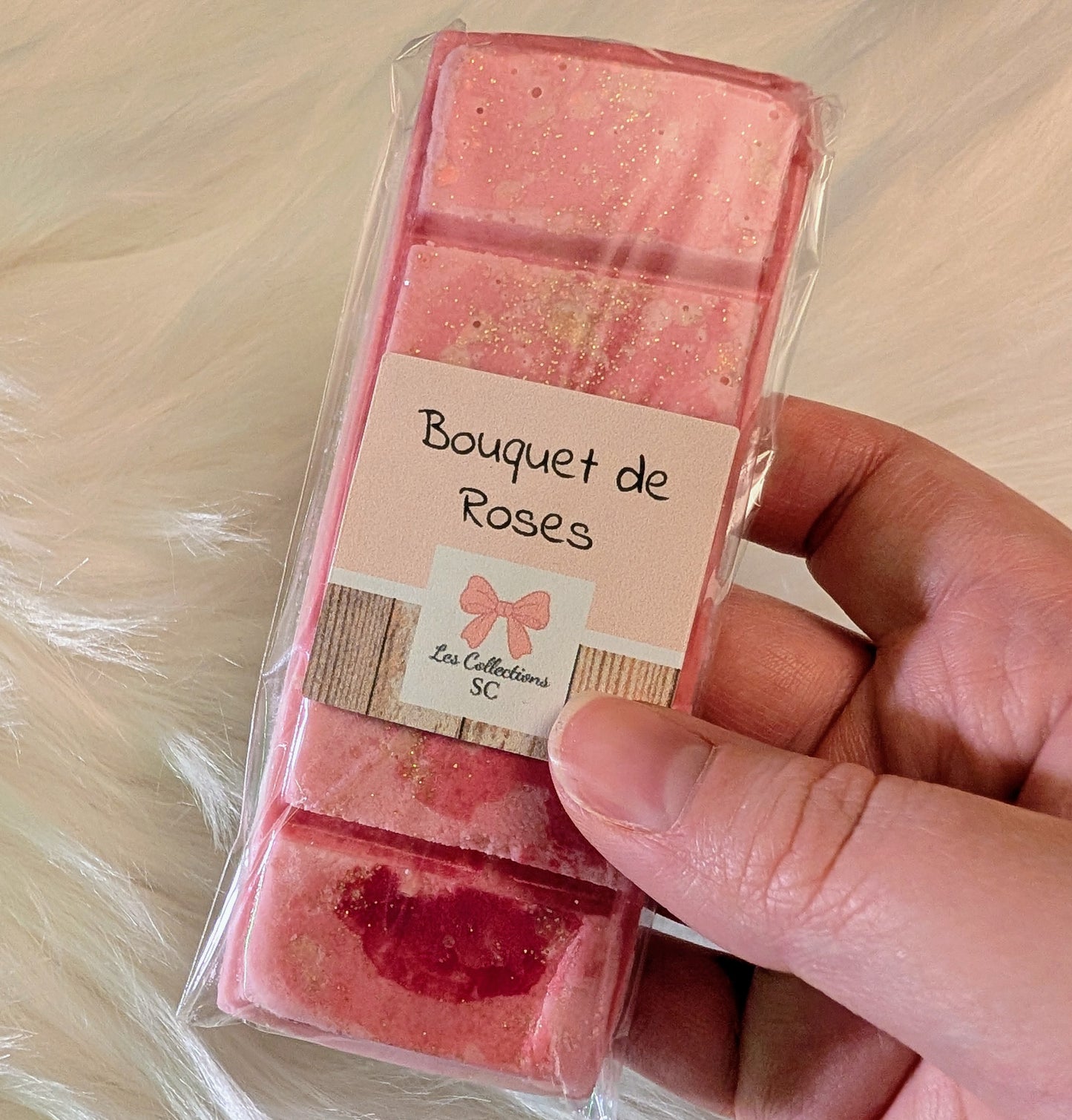 Fondant de cire - BOUQUET DE ROSES